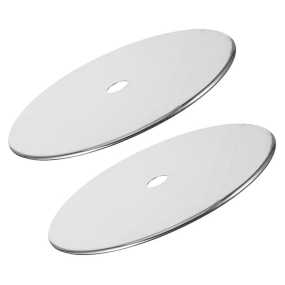 FUTUREORYY 2pcs Induction Stove Adapter Plate Stainless Steel Heat Diffusion Tool For Kitchen Use