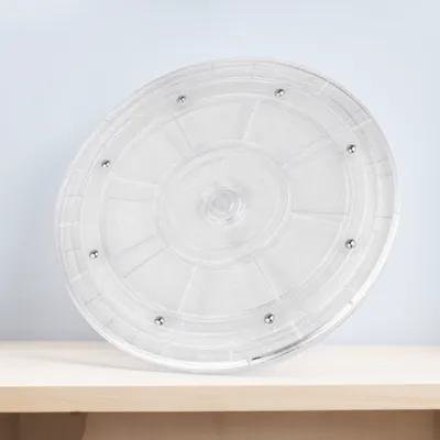 FUTUREORYY 360 Degree Rotating Clear Acrylic Turntable with Anti Skid Design for Kitchen Use