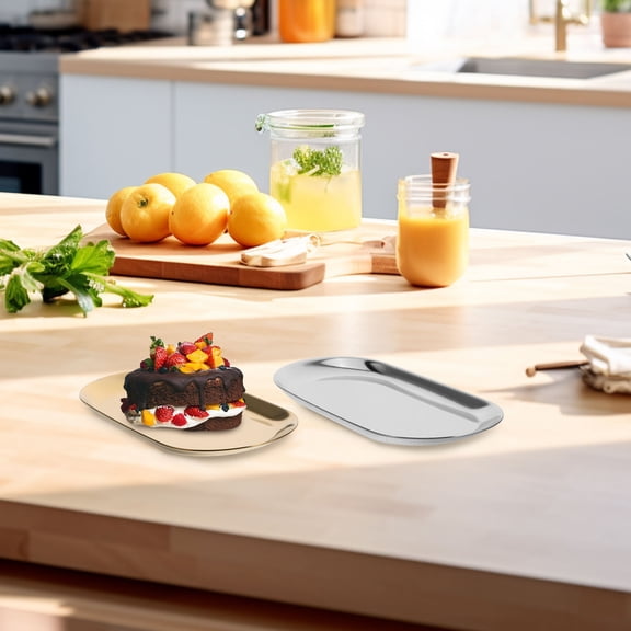 FUTUREORYY 3Pcs Coffee Bar Tray for Living Room and Bedroom Use Black