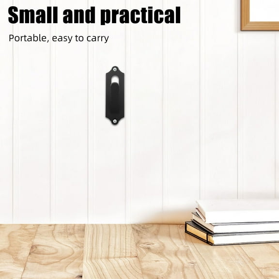 FUTUREORYY 3Pcs European Deer Mount Plaque in Black Metal for Porch and Living Room 10.5x5x3.2in