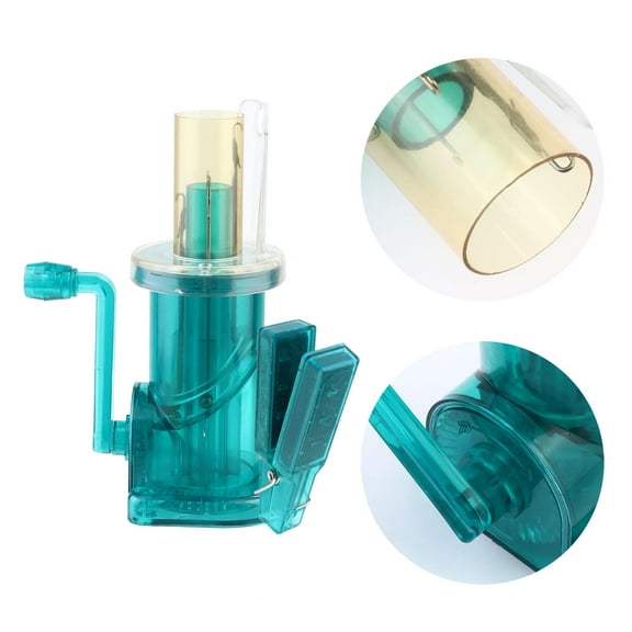FUTUREORYY 3Pcs String Ball Winder Green ABS Hand Knitting Machine for Efficient Textile Work