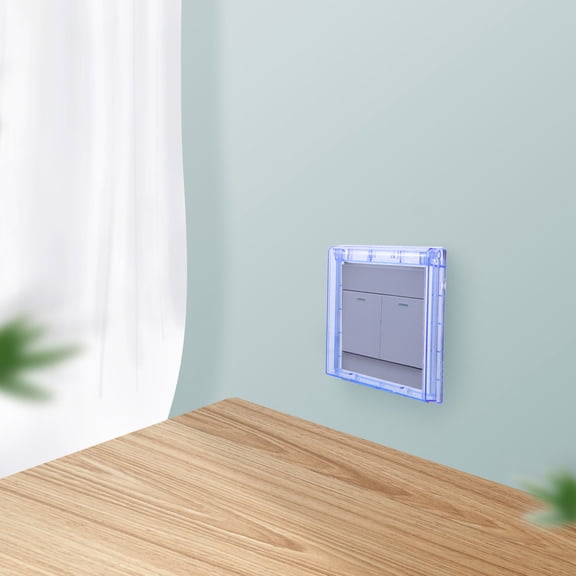 FUTUREORYY 3Pcs Weatherproof Electrical Box for Power Outlets Easy Installation Sky-Blue Abs Plastic