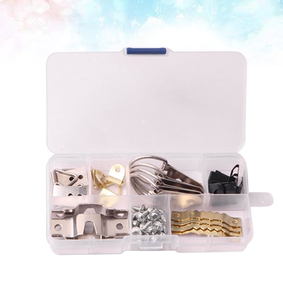 FUTUREORYY 3Set Cross-stitch Style Hanger for Furniture Mirrors and Picture Frames 17.5 x 10 x
