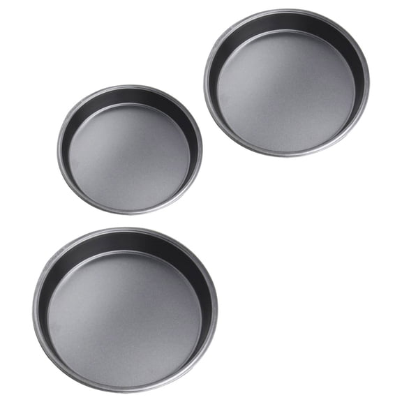 FUTUREORYY 3pcs Pizza Baking Plate Non Stick Round Bakeware For Home Use For And Conduction Easy Demoulding