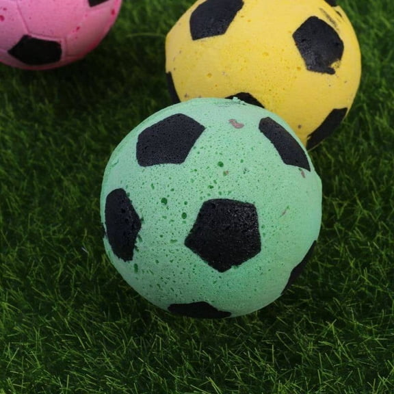 FUTUREORYY 4-Pack EVA Soccer Cat Toys for Indoor Play, Exercise and Fun, Perfect Pet Fan Gear for Active Cats