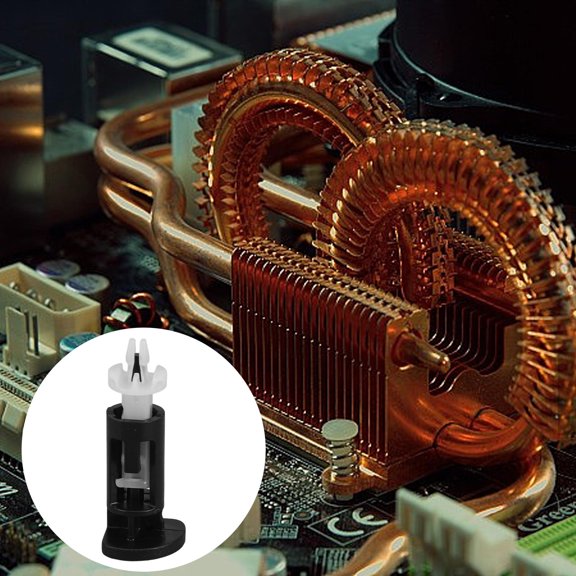 FUTUREORYY 48Pairs Fixing Pins and Clips for CPU Radiator Compatible with Various Cooling Systems