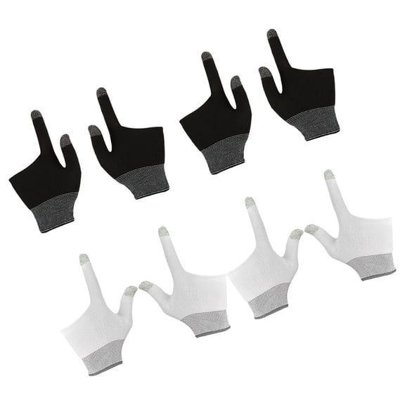 FUTUREORYY 4Pairs Gaming Gloves with Graphene Material for Precise Control and Multifunctional Use