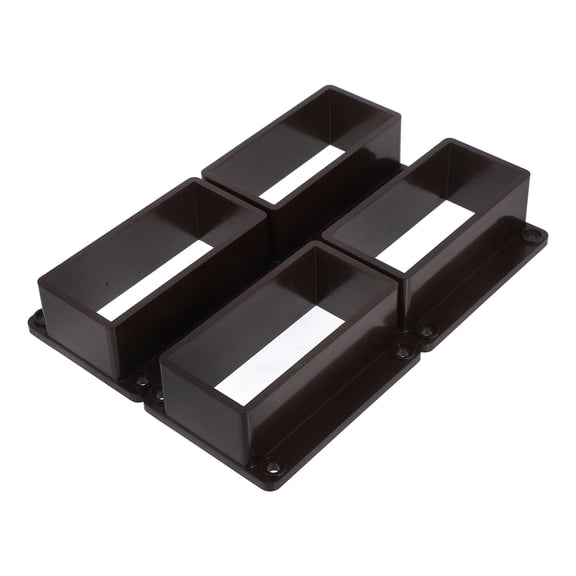 FUTUREORYY 4Pcs Deck Railing Connectors for Patios and Landscaping in Wooden Rail Style with Seamless Connection