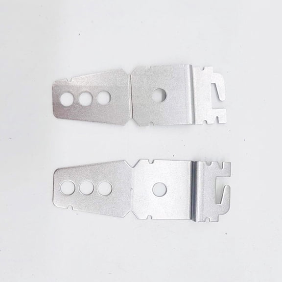 FUTUREORYY 4Pcs Dishwasher Mounting Clips Metal Bracket Kit Easy Install Secure Under Counter