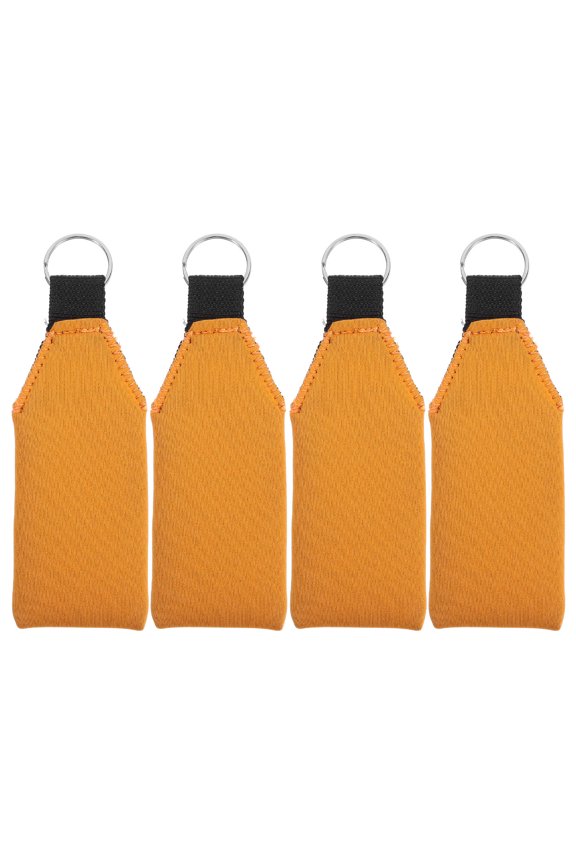 4-Pack Floating Neoprene Keychains with Multi- for Sailing, Kite Surfing, and Water Activities