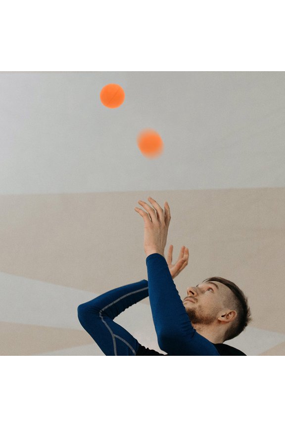 4Pcs Mini Bouncy Balls for Beginners and Advanced Players 2.4X2.4X2.4in