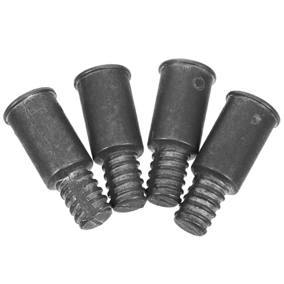 FUTUREORYY 4Pcs Replacement Mop Handle Rod Tips with Rivet Design for Secure Fixing