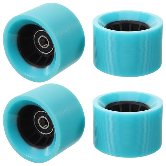FUTUREORYY 4Pcs Roller Skating Accessory Durable Balanced Control 95A Line Wheel 2.28X1.49X1.49in