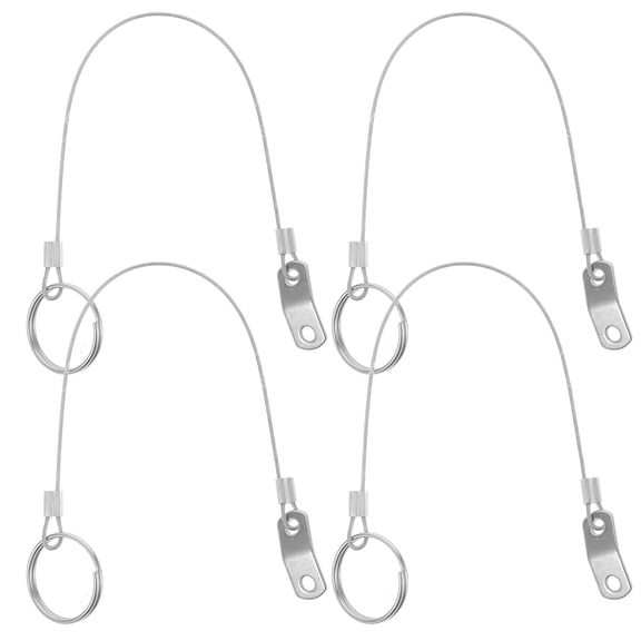 FUTUREORYY 4-Pack Release Pins with Safety Cable for Secure Boat Fastening in Harsh Marine Conditions 9.43x1.26x0.31in