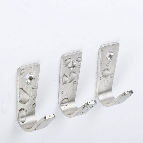 FUTUREORYY 4Pcs Stainless Steel Ceiling Wall Hooks with Strong Load Bearing for Home Use
