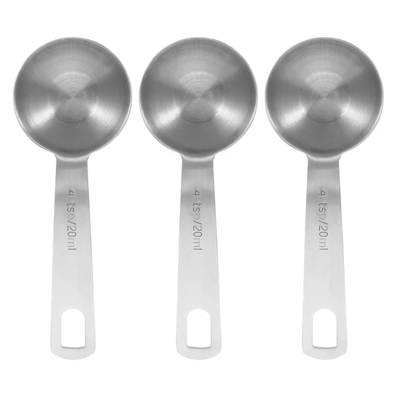 FUTUREORYY 4-Piece Stainless Steel Measuring Spoons Set with Compact Design for Cooking and