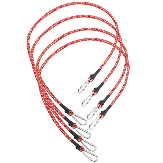 FUTUREORYY Cargo Tensioner Belts Polyester Red 4Pcs 11.8X0.98X0.59In