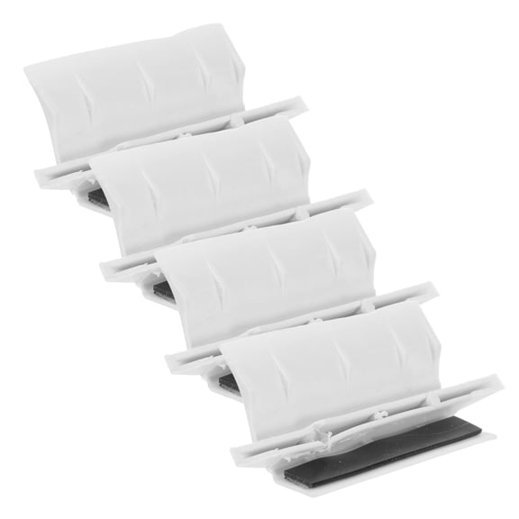 FUTUREORYY 4Pcs Wardrobe Closet Wheel Adjustment Tool White Roller for Sliding Door Installation