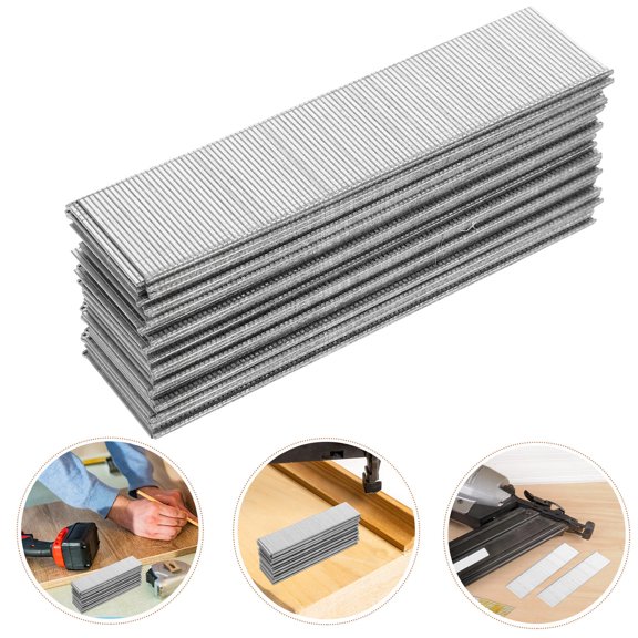 FUTUREORYY 5000Pcs Gun Nail Fasteners Steel For DIY Tasks Silver