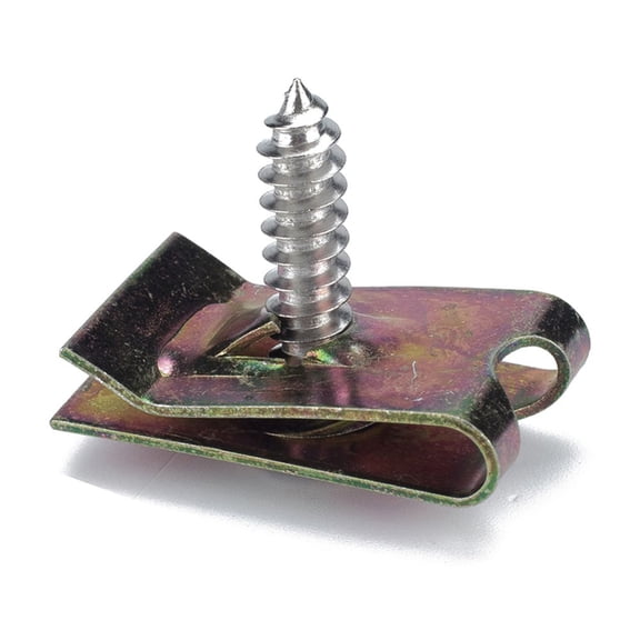 FUTUREORYY 50Pcs U Clip Nut Manganese Steel Panel Fixing Fastening Decorative Panels