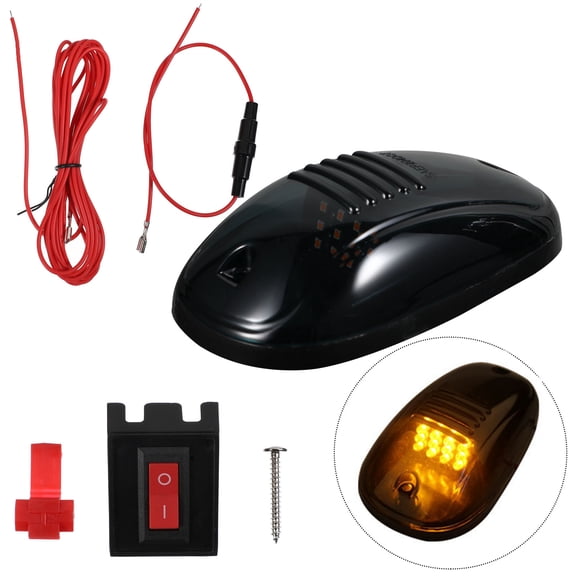 FUTUREORYY 5Pcs PVC Cab Roof Running Lamp with Better Visibility for Night Time Dense Fog Heavy Rain Snow