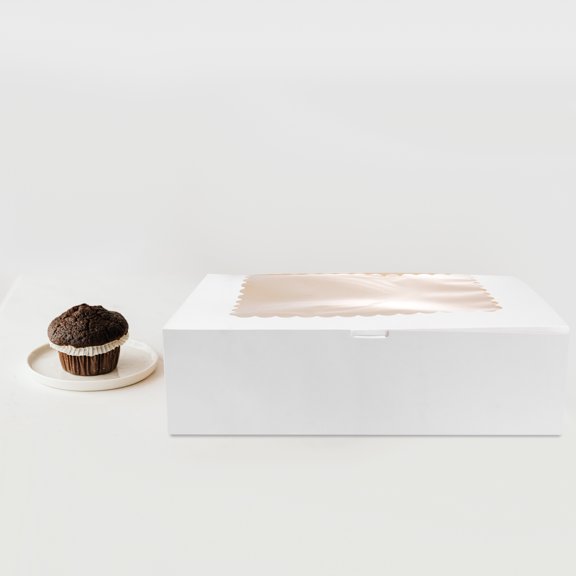FUTUREORYY 5Pcs Small Pastry Box Food-grade Paperboard Prevent Movement during Transport White