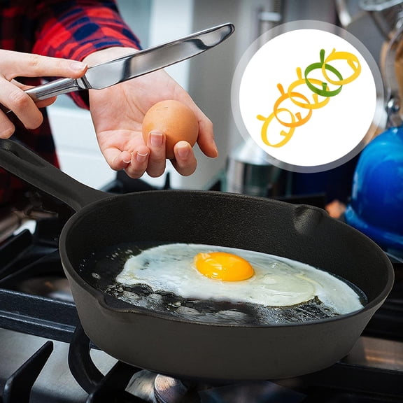 FUTUREORYY 5pcs Round Pancake Mold Nonstick Cooking Aid For Lovers