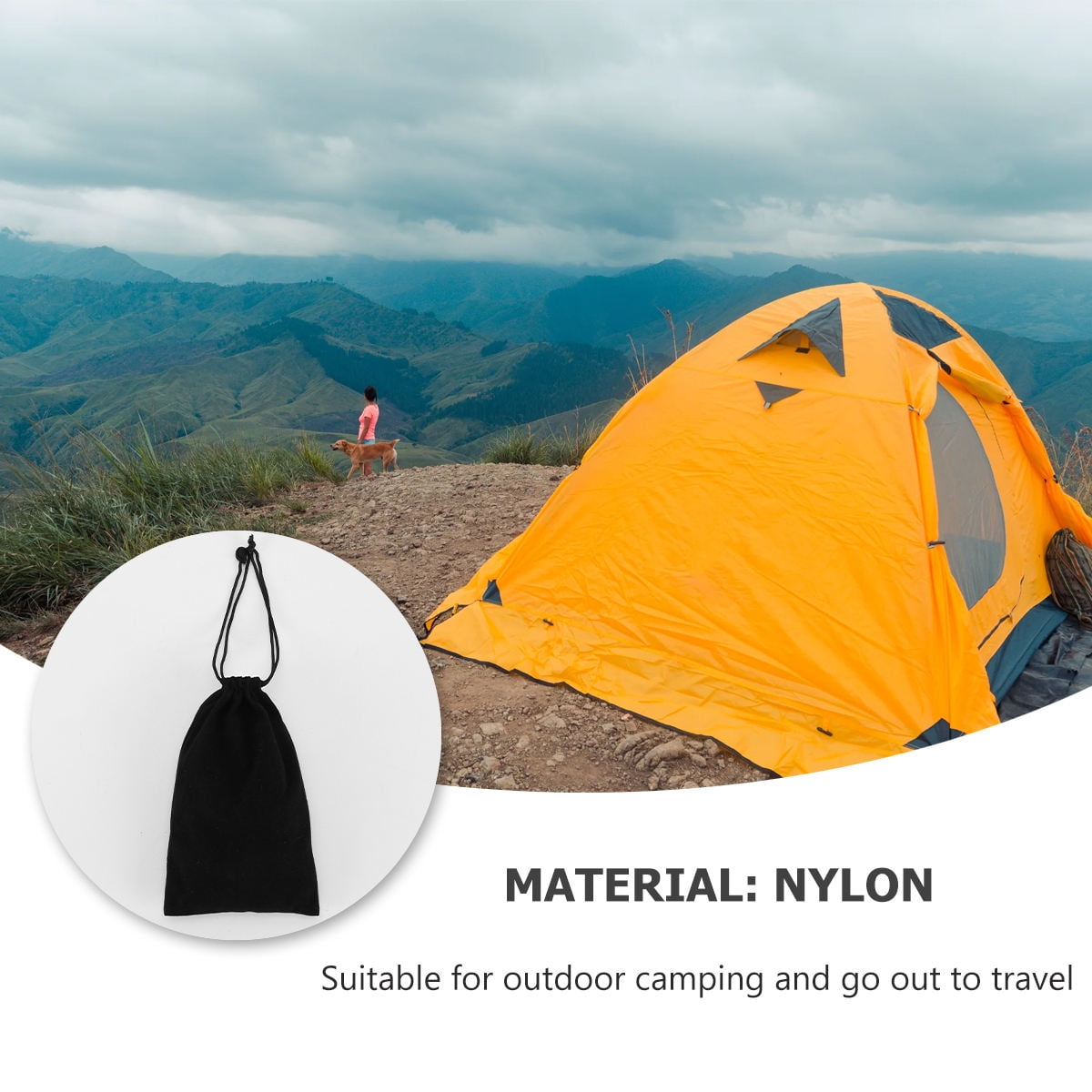 FUTUREORYY 6Pack Reflective Tent Ropes for Safe and Reliable Use in ...