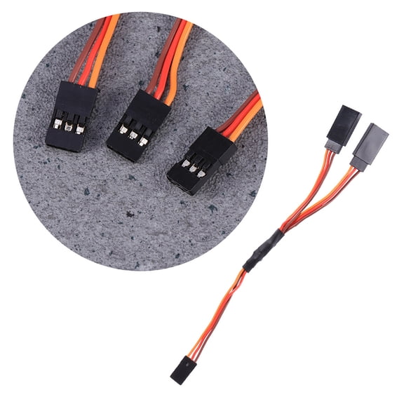 FUTUREORYY 6Pcs Extension Cable Extension Lead Wire Tinned Copper Pvc For Helicopter 15Cm