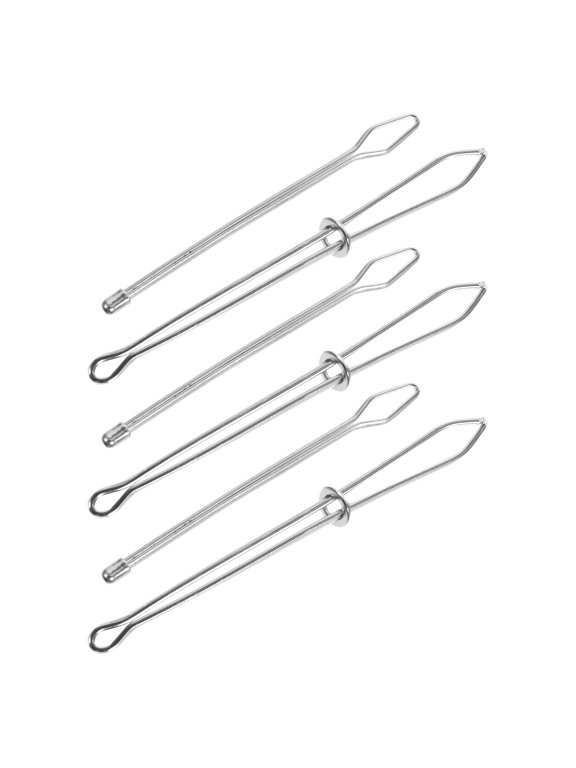 6pcs Metal Hoodie Drawstring Tool Threader for DIY Sewing Repairs