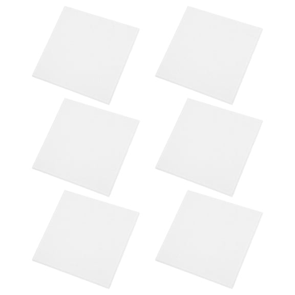 FUTUREORYY 6Pcs White Felt Cork Boards for Message and Photo Display with Sound Absorbing Features