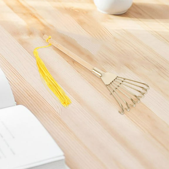 FUTUREORYY 6pcs Mini Zen Garden Rake Tiny Metal Tooth Ash Rake For Home Decor Zen Garden Accessory