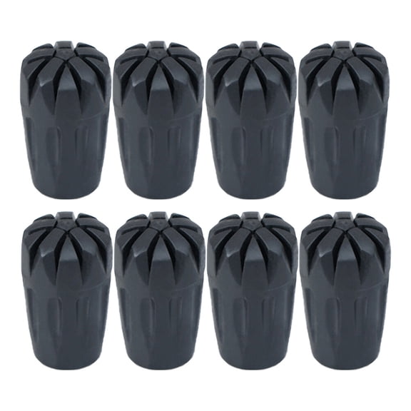FUTUREORYY 8Pcs Trekking Pole Rubber Tips for Hiking and Outdoor Activities