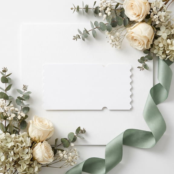 FUTUREORYY White Blank Event Ticket Sheets for Heat Press Sublimation, Wedding, Raffle, and Party Applications