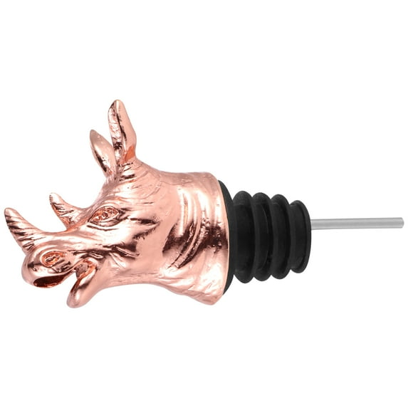 FUTUREORYY Alloy Beverage Stopper 1Pcs Rose Golden Color Zinc Alloy for Sealing Bottles Restaurant Use