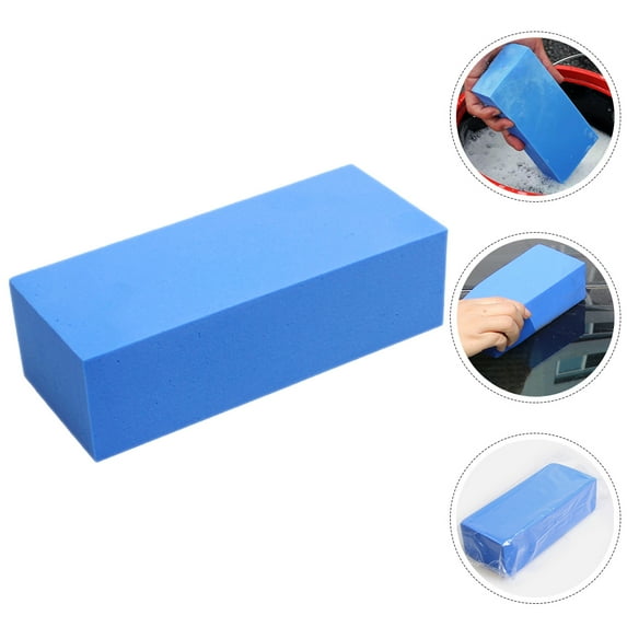 FUTUREORYY Auto Detailing Cleaning Sponge in Blue for General Users 1Pack 17.0*6.7*2.0in