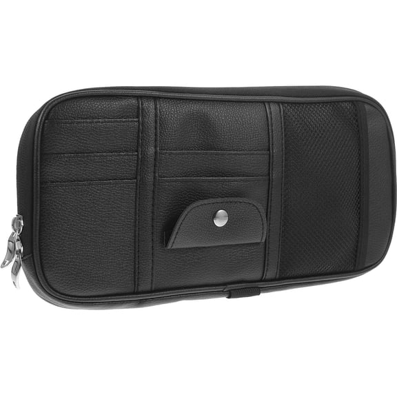 FUTUREORYY Car Sun Visor Organizer Pouch for Trucks with Convenient Card and Receipt Storage, and Practical Design
