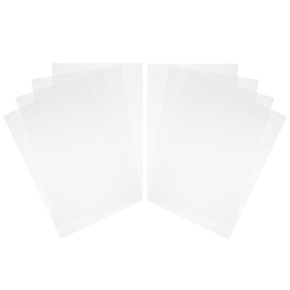 FUTUREORYY Back to School 10pcs Translucent Craft Paper Stencil Sheets PVC Drawing for Beginners Tracing