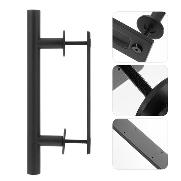 FUTUREORYY Barn Door Handle 1 Set for Sliding Doors with Durable Use 11.9x3 Inch