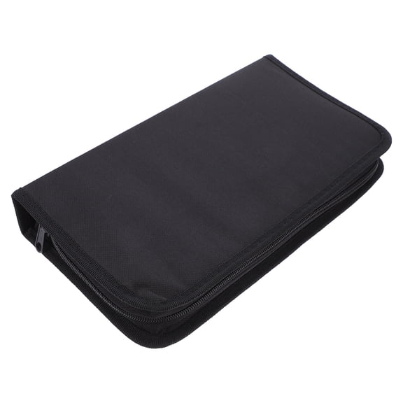FUTUREORYY Black Cd Protector Storage Holder with Large Capacity for Discs At Home