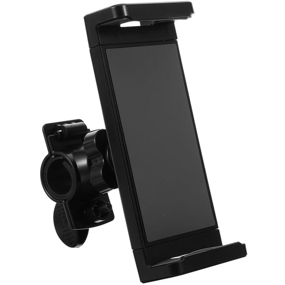 FUTUREORYY Black Exercise Bike and Treadmill Phone Holder Bracket with Strong Support and Adjustable Fit