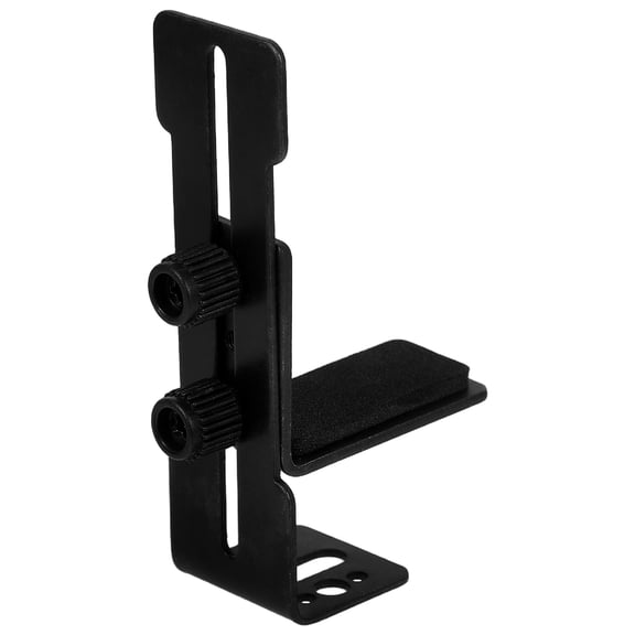 FUTUREORYY Black Aluminum GPU Support Bracket for Desktop PC Cases, Anti-Sag Graphics Card Holder, 1 Set, Ideal for Back to School