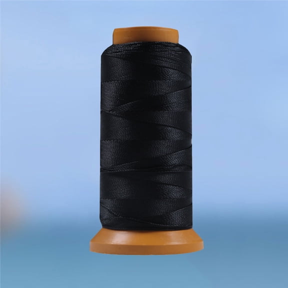 FUTUREORYY Black Polyester Bow String Serving Thread for Bow with High Strength and Wear Resistance