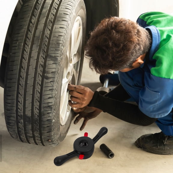 FUTUREORYY Black Tire Balancer Tool Compatible with Most Tires for Efficient Wheel Maintenance
