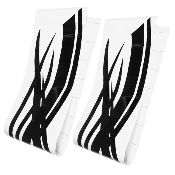 FUTUREORYY Black Vinyl Car Body Decals Unique Racing Stripe Stickers for Side Door Auto Decoration