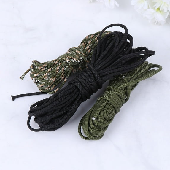 FUTUREORYY Bright Color Braided Nylon Rope for Art Craft DIY Supplies Camping and Outdoor Activities 8M
