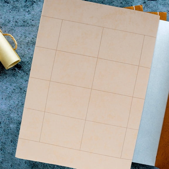 FUTUREORYY Calligraphy Practice Paper 5 Sheets Excellent Ink Absorption For Script Writing Learners