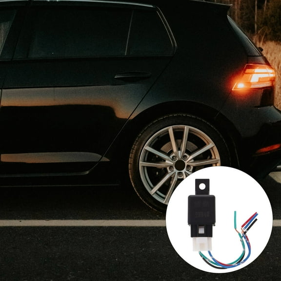 FUTUREORYY 4 Black Car Relay for Air Conditioner, Automotive Electrical Part Current Control and Performance