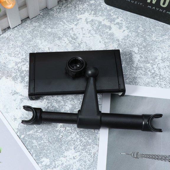 FUTUREORYY Car Tablet Holder Black with Headrest Mount and 360 Rotation for Secure Phone Placement