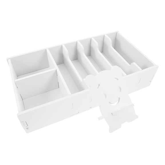 FUTUREORYY Cash Drawer Insert Tray PVC White 1Pack for Multifunctional Organization